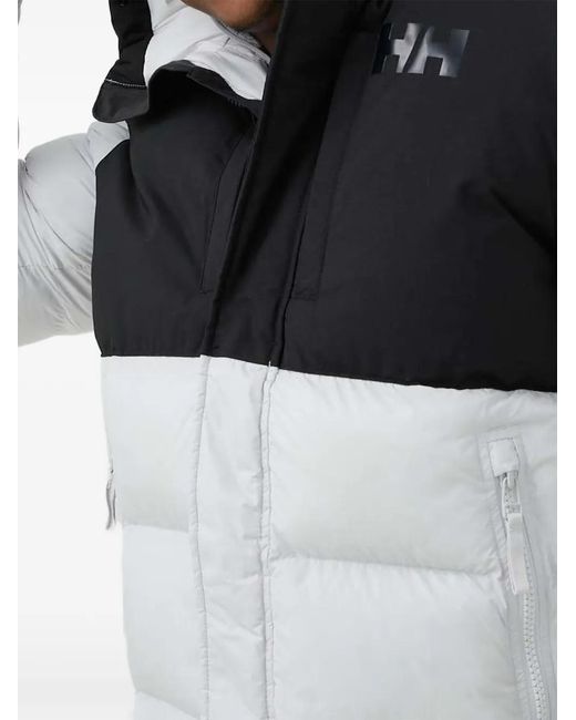 Helly Hansen Gray Colour-Block Hooded Jacket for men