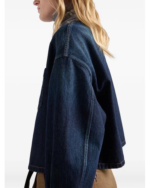 Prada Blue Denim Shirt