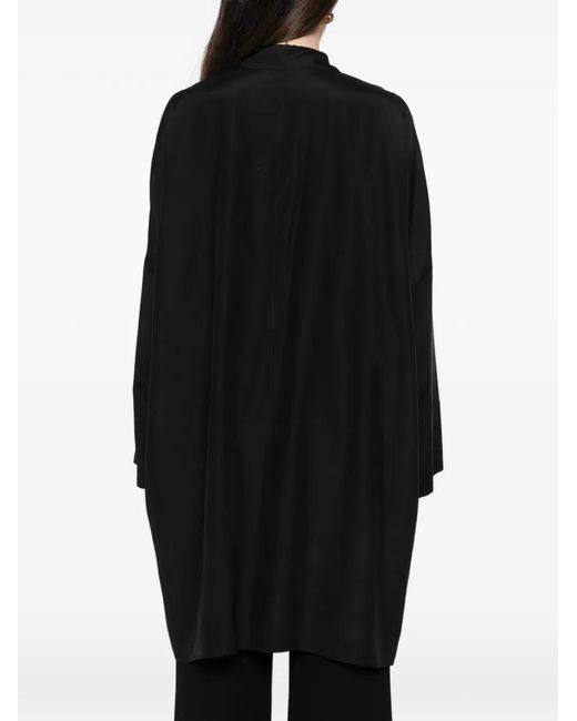 The Row Black Birgit Button-Up Shirt