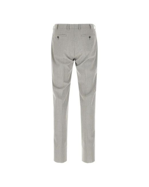 Pal Zileri Gray Pinstripe Double-Breasted Suit for men