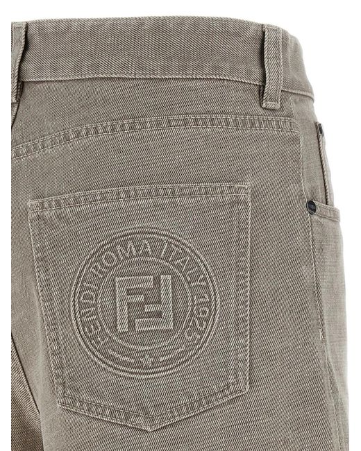 Fendi Gray Shorts