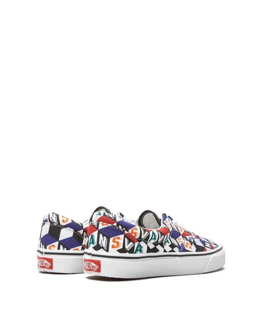 Vans White Era "Checker Cube" Sneakers