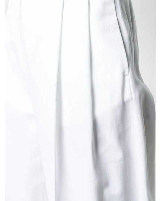 Jejia White Oversized Tailored Trousers