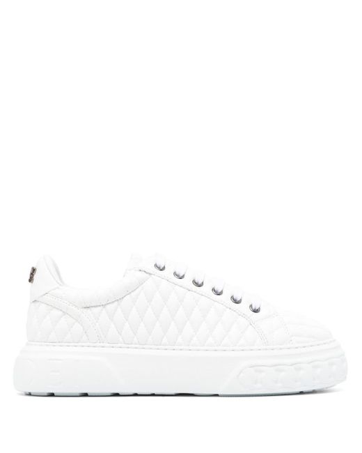 Casadei Off Road Dome Sneakers in het White
