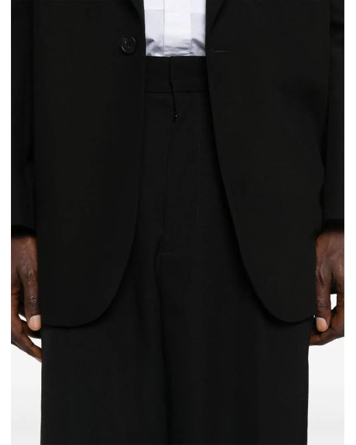 The Row Black Silas Trousers for men