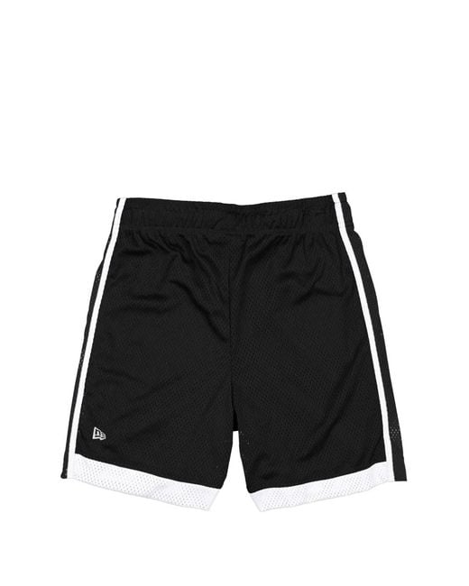 KTZ Black Chicago Bulls Nba Mesh Track Shorts for men
