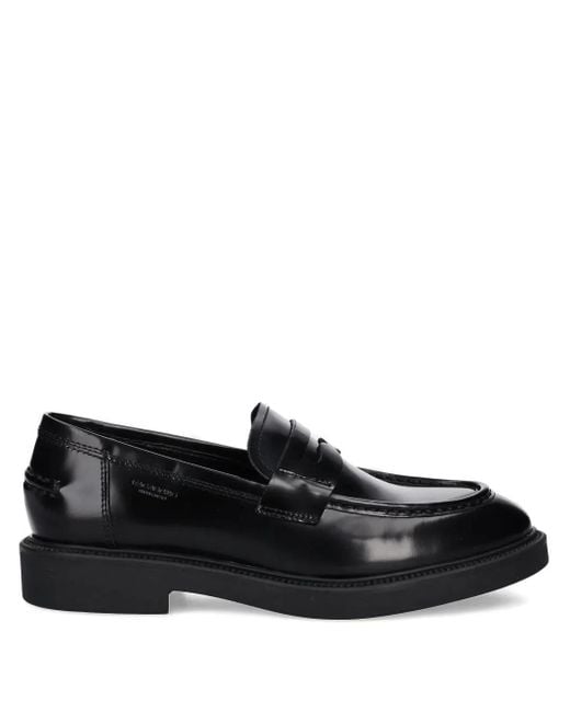 Vagabond Black Alex Leather Penny Loafers