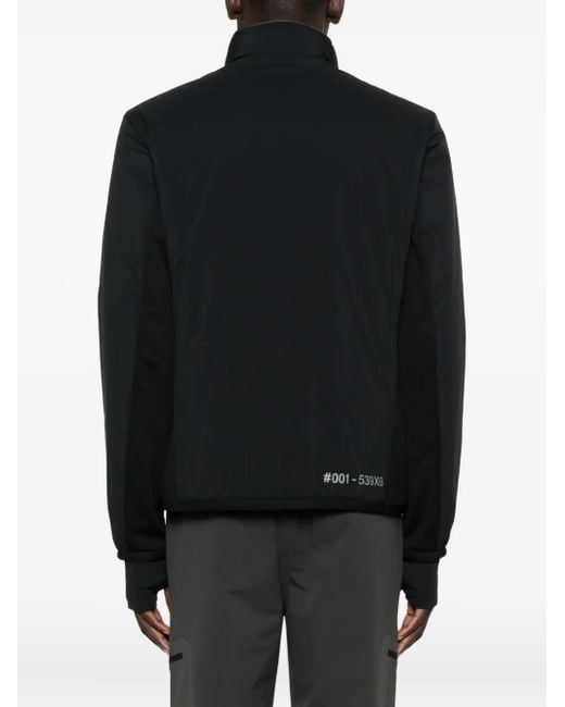 メンズ Moncler ジップアップ パデッドジャケット Black
