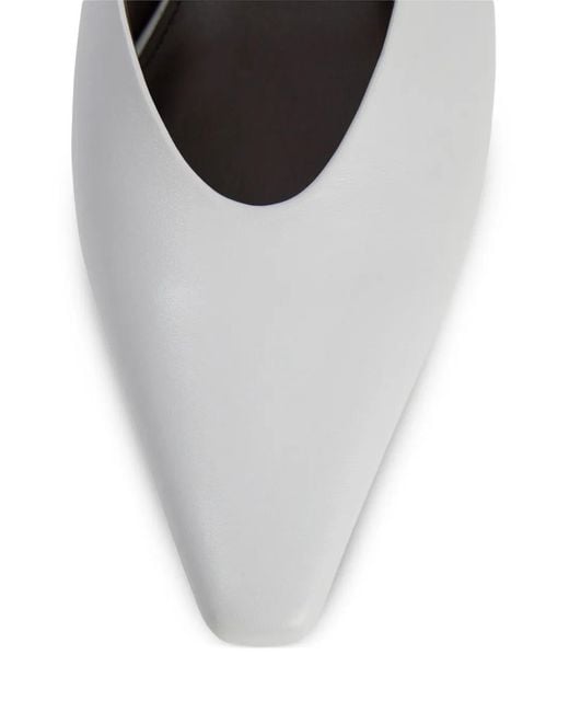 12 STOREEZ White Diana Slingback Pumps