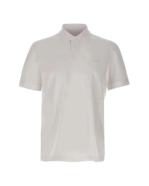Polo Interlock Boss de hombre de color White