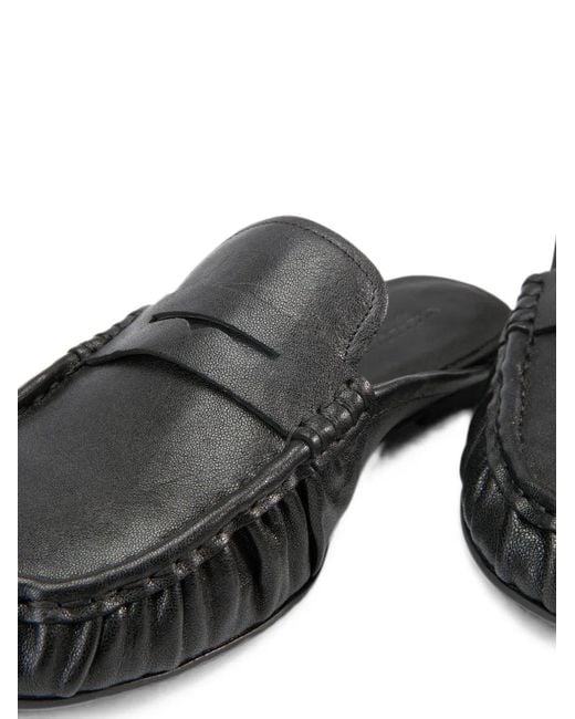 Vagabond Black Mules Aleya À Taille Haute