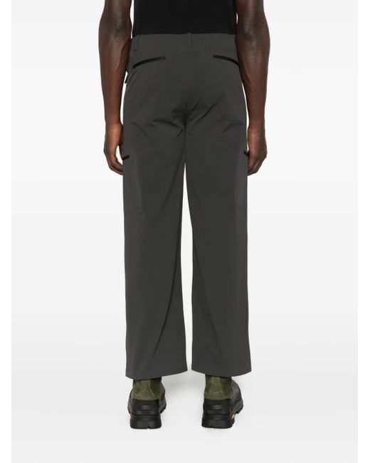 Hiking Patrol Gray Zip-Pocket Softshell Trousers for men