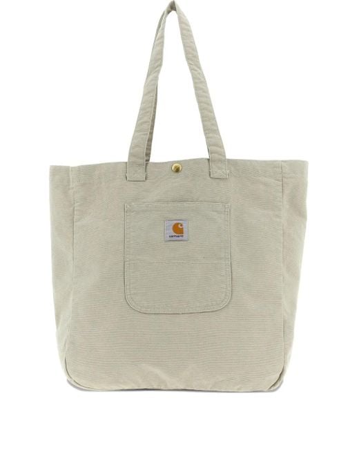 Carhartt Natural Logo Patch Bayfield Shopping Bag for men