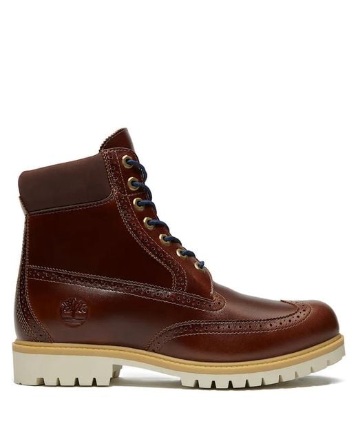 Timberland Brown Heritage 6-Inch Lace-Up Boots for men