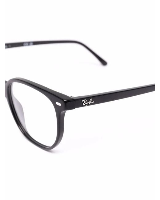 Ray-Ban Black Round-Frame Glasses