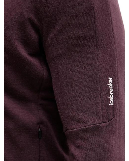 Icebreaker Purple Zip Jacket for men