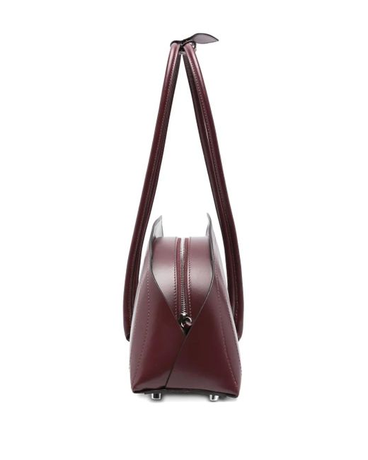 FEDERICO CINA Purple Curved Shoulder Bag