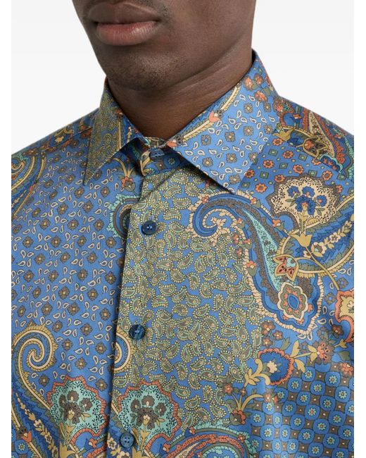Etro Blue Shirt for men