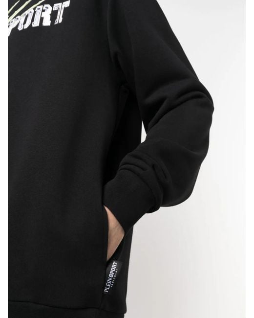 Philipp Plein Black Chrome Scratch Edition Hoodie for men