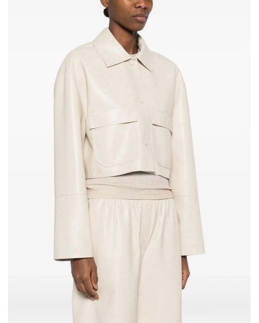 Nanushka White Omolara Jacket