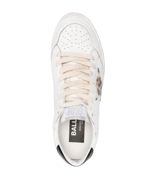 Golden Goose Deluxe Brand White Ball Star Leather Sneakers