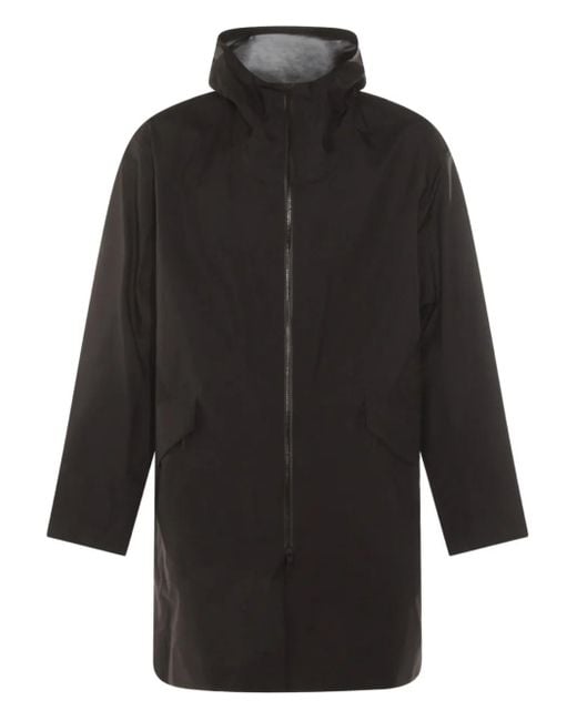 Arc'teryx Black Hooded Zip-Fastening Coat for men