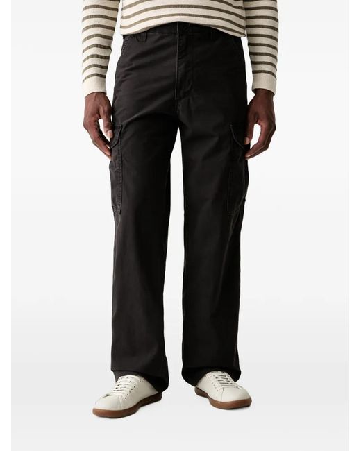 Levi's Black Straight-Leg Cargo Pants for men