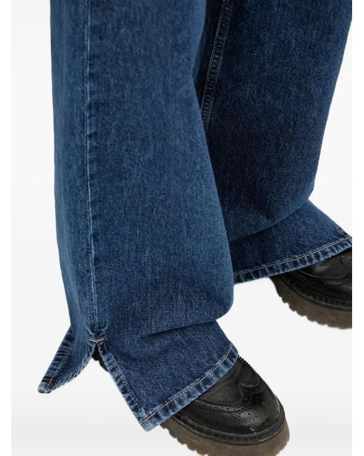 Karl Lagerfeld スリットヘム ジーンズ Blue