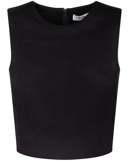 Max Mara Black Dazzy Tank Top