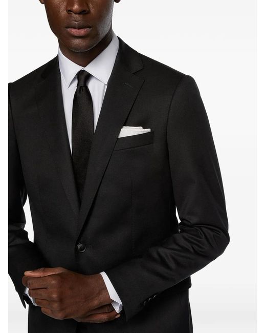Boggi Black Single-Breasted Blazer for men