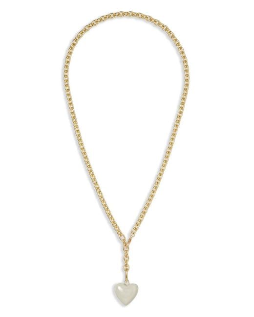 Roxanne Assoulin Natural The Mini Puffy Heart Necklace