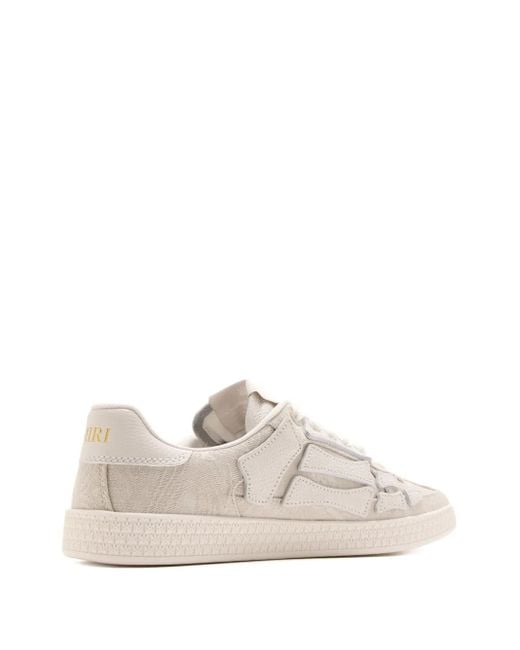Amiri White Pacific Bones Low-Top Sneakers for men