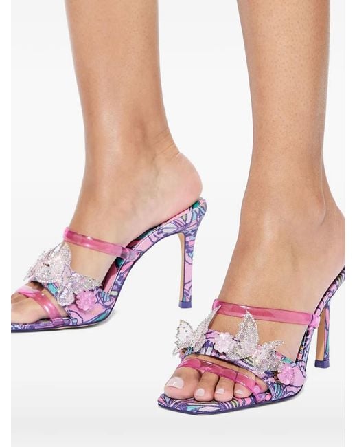 Kurt Geiger Pink Butterfly Sandals