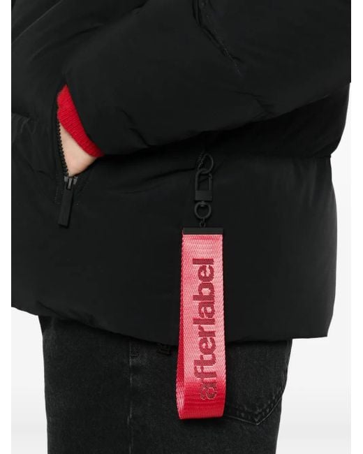 AFTER LABEL フーデッド ジャケット Black