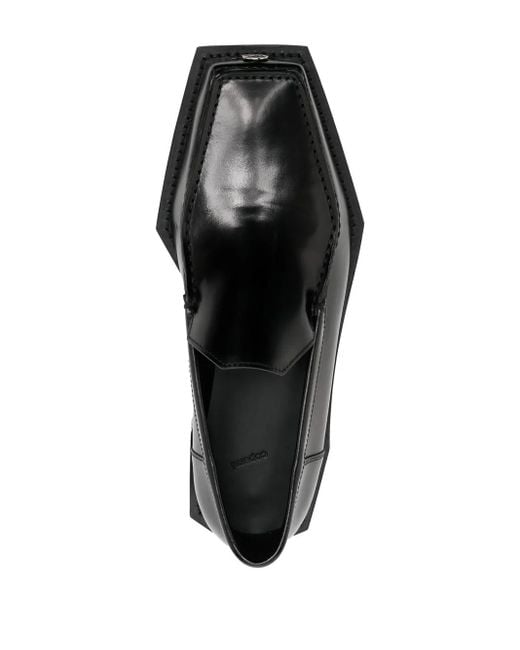 Coperni Black Loafer Mit Poliertem Finish