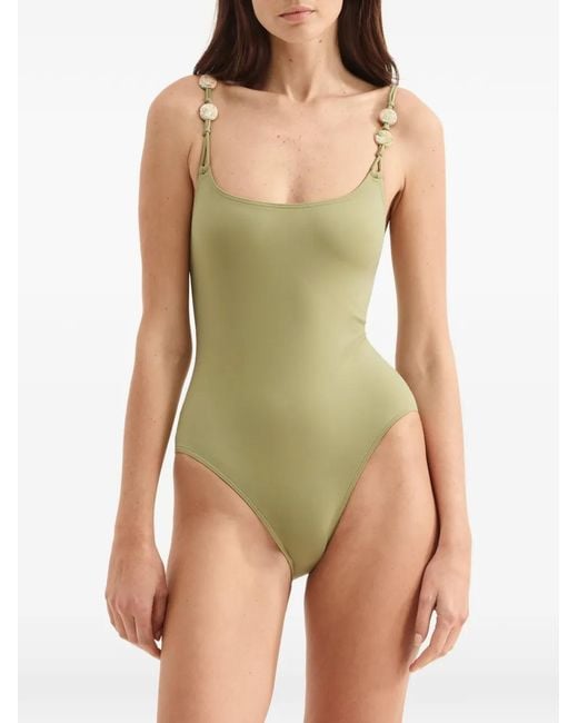 Eres Green Catwalk One-Piece Swimsuit