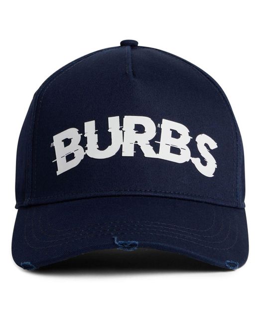 DSquared² Blue Logo-print Baseball Hat for men
