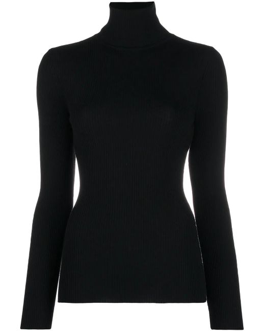 Wolford Geribbelde Coltrui in het Black