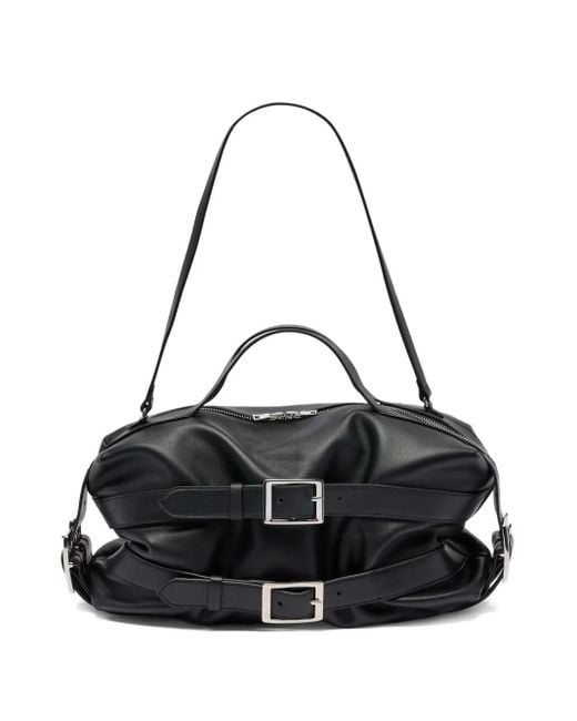 Simone Rocha Black Biker Belt Tote Bag