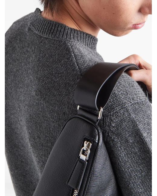 Prada Gray Cashmere Sweater for men