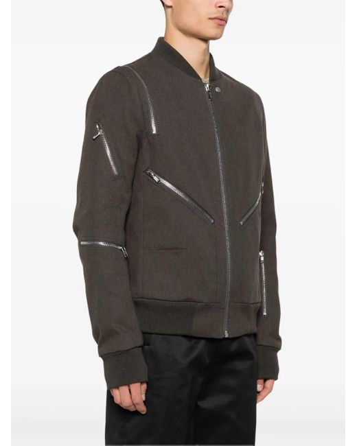 Rick Owens Brown Headon Flightsuit Jacket for men