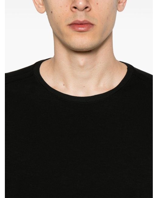 T-shirt en coton Transit pour homme en coloris Black