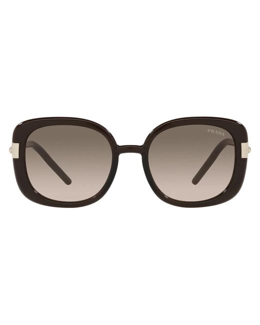 Prada Brown Oversize-Frame Tinted Sunglasses