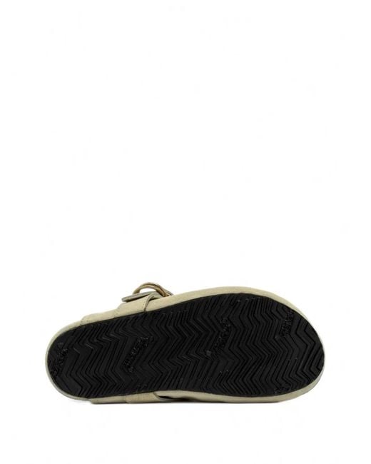 Buttero White Mules À Détail De Boucle