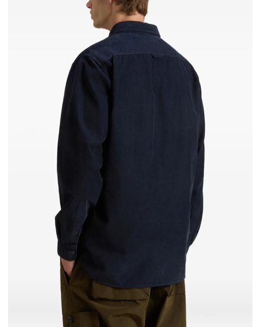 Woolrich Cordhemd Mit Tasche in Blue für Herren