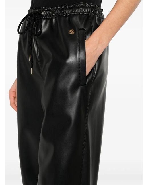 Stella McCartney Black Alter Mat Tapered Trousers
