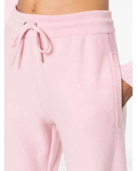 Versace Pink Flared Towel Trousers