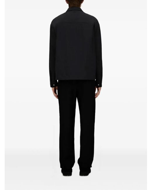 Herno Black Veste À Fermeture Zippée for men
