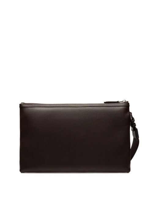 Bally Black Code Clutch Bag for men
