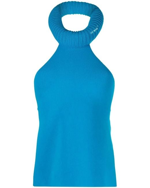 Off-White c/o Virgil Abloh Blue Top